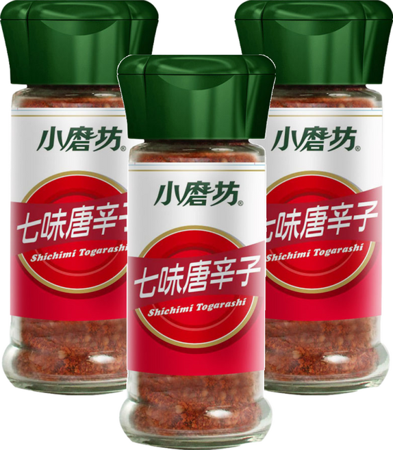小磨坊 七味唐辛子, 25g, 3瓶