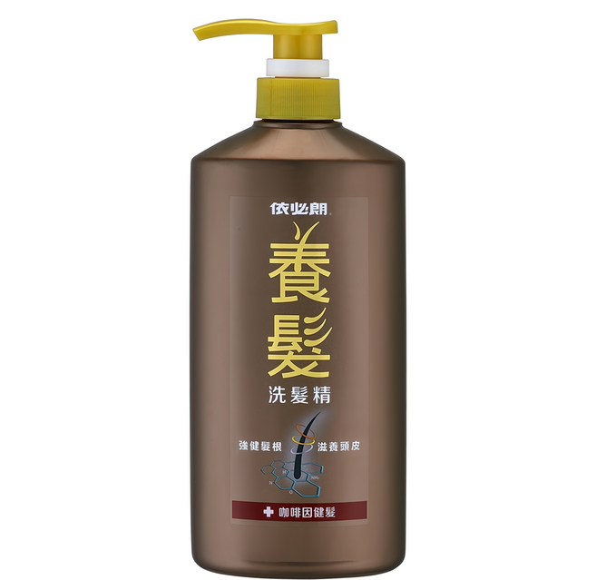 依必朗 養髮洗髮精 咖啡因, 600g, 1瓶