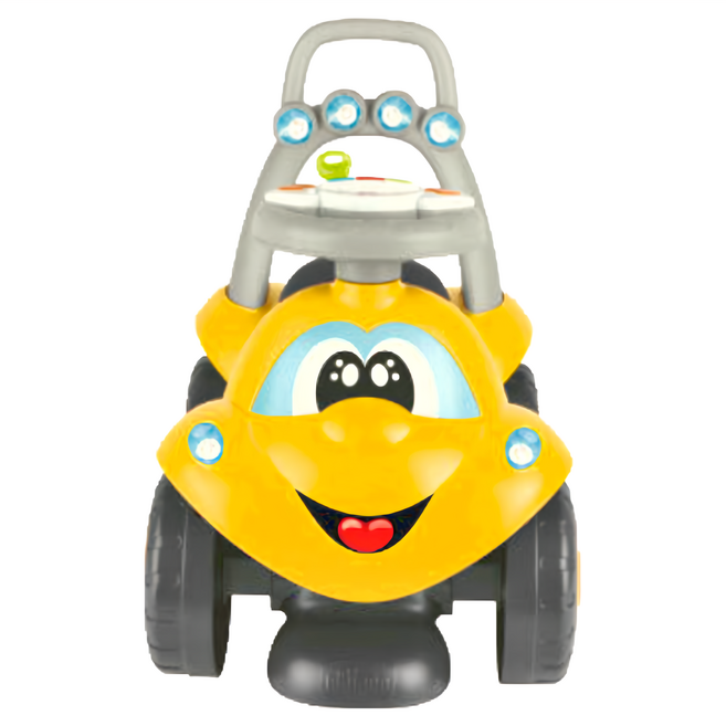chicco ECO + 二合一學步騎乘滑步車, 55cm, 黃色, 1個