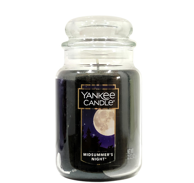YANKEE CANDLE 香氛蠟燭 仲夏之夜 瓶中燭 (大), 623g, 1件