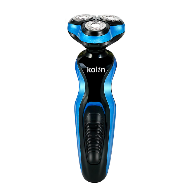 kolin 歌林 高速浮動三刀頭刮鬍刀 KSH-DLRZ1000 165 x 60 x 40mm 141g, Blue, 1個