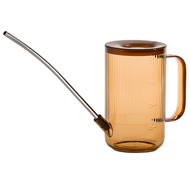 品屋 光汐·復古長嘴澆花壺 琥珀棕, 1個