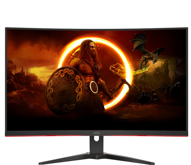 AOC 32型 VA FHD 250Hz 曲面電競螢幕 Adaptive Sync/HDR10/0.5ms, 31.5吋, C32G2ZE2