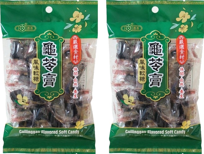 惠香 龜苓膏風味軟糖, 190g, 2袋