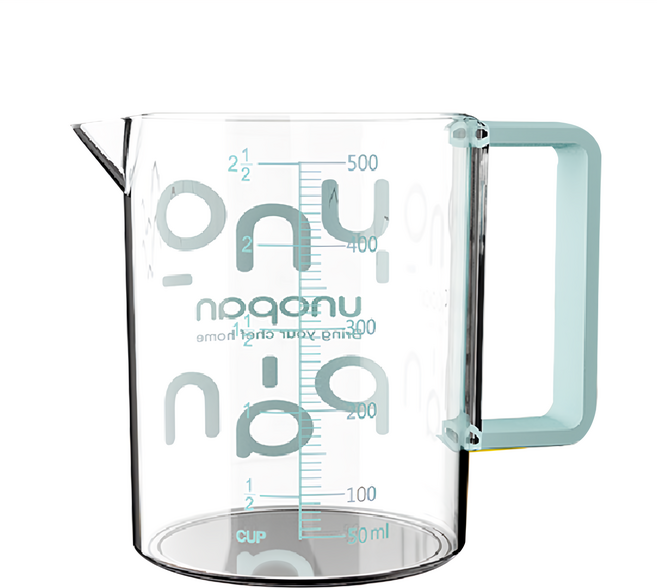 Unopan 屋諾 料理塑膠杯 - 500ml 尺寸135x87x108mm, 薄荷綠, 1個