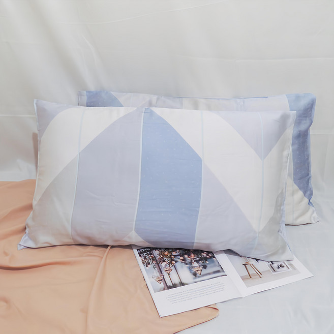 Betrise 貝翠絲 100%萊賽爾天絲信封式薄枕套2件組