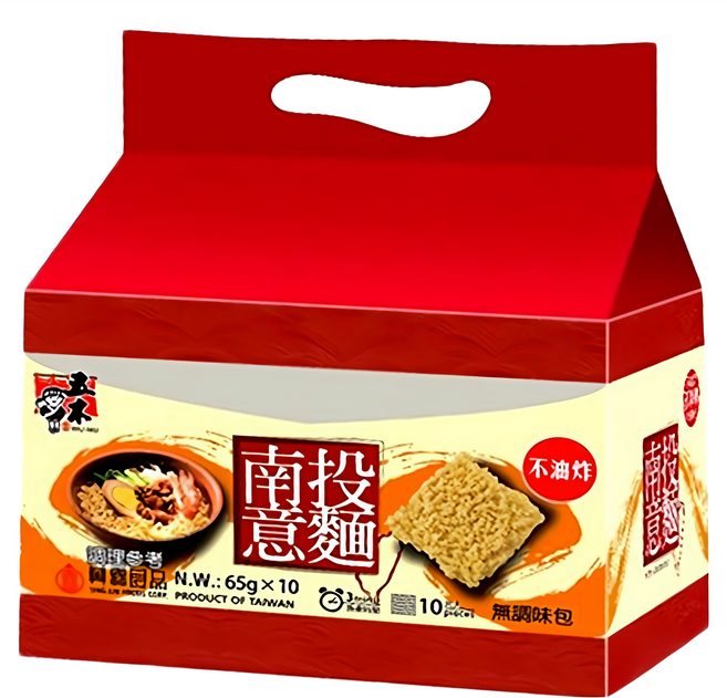 五木 南投意麵 65公克x10包 不油炸 無調味包, 650g, 1袋