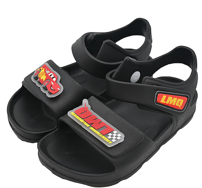 BORUI 柏睿鞋業 Cars 汽車總動員 兒童款 立體造型防水涼鞋
