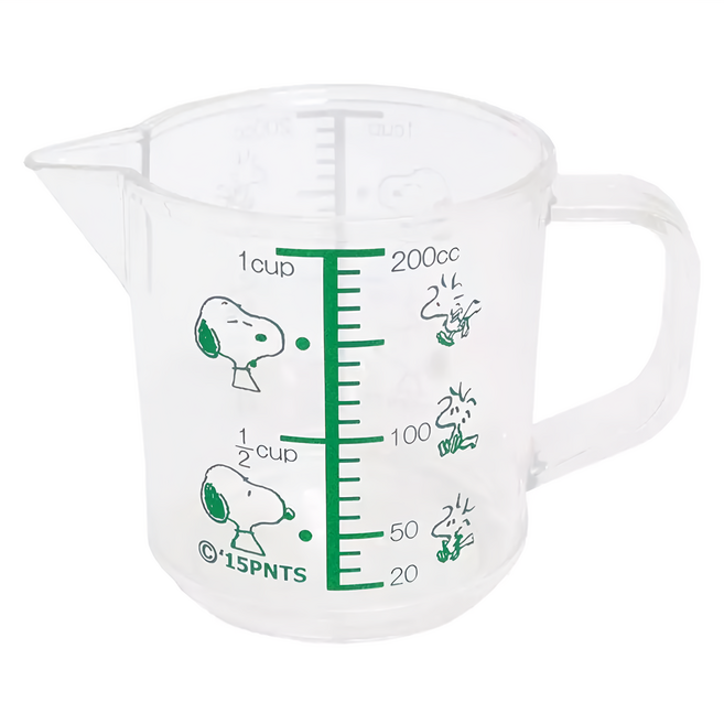 OSK 量杯, Snoopy 綠色, 220ml, 1個