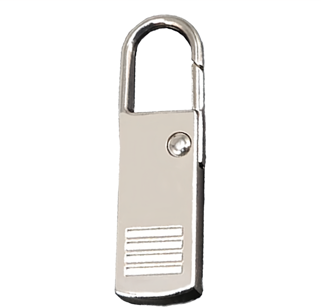 小麥購物 萬用拉鍊頭 基本款 D008 6g, 12個, 銀色