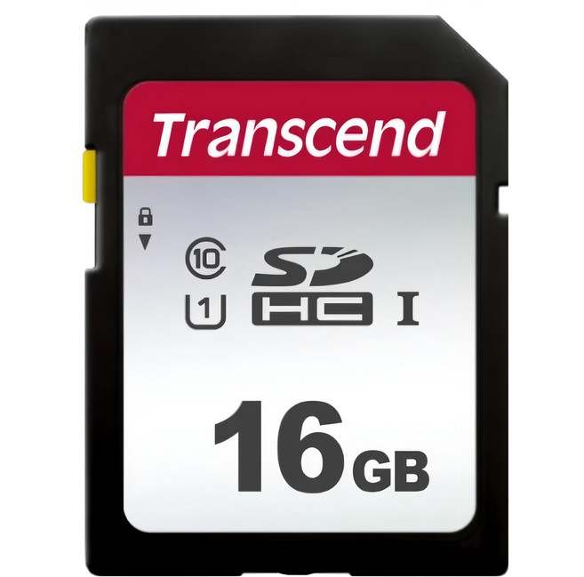 Transcend 創見 SDC300S UHS-I U1 SDHC記憶卡 TS16GSDC300S, 16GB, 1個