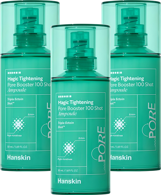 Hanskin 毛孔緊緻安瓶 100針, 50ml, 3瓶