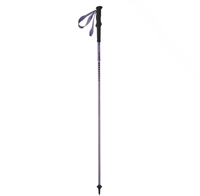 Naturehike 挪客 輕風Pro輕量7075鋁合金折疊登山杖 迷霧紫 37~120cm 輕巧便攜, 1支