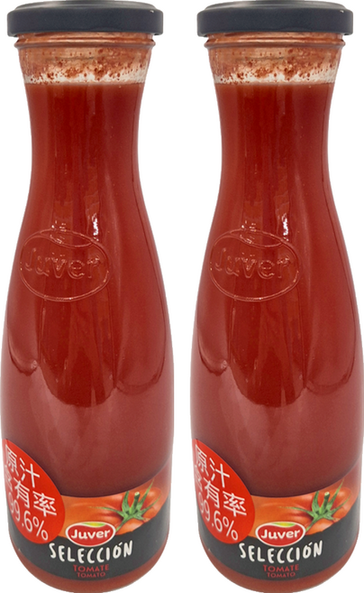 Juver 茱兒 西班牙茱兒蕃茄汁 850ml 原汁含有率99.6%, 2瓶