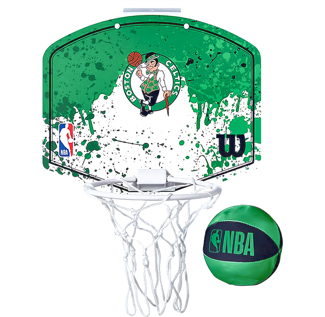 Wilson NBA 迷你籃板 含小球 WTBA1302BOS 21吋, 賽爾蒂克隊, 1組