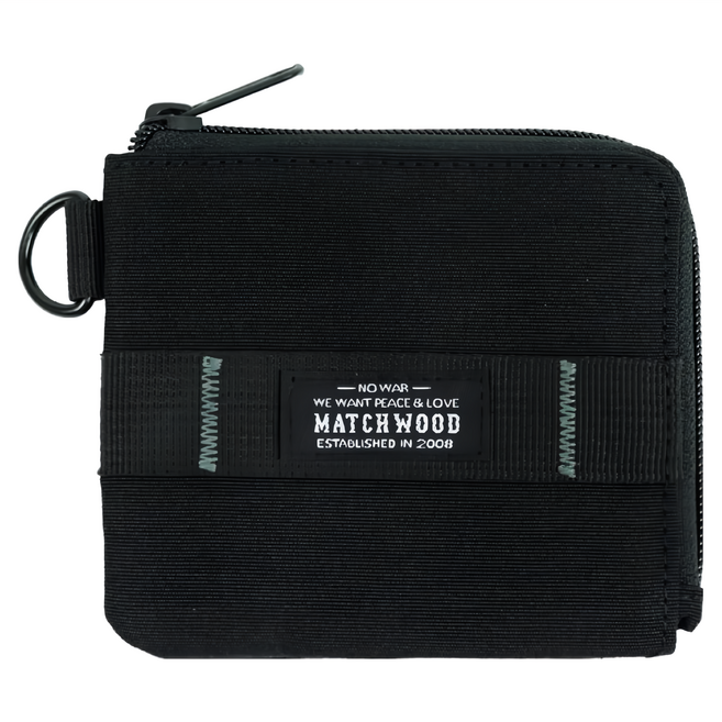 matchwood Zip 拉鍊短夾 MHWDWL004BK