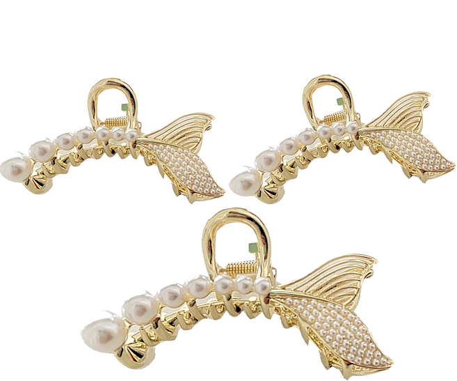 咪咪購物 小香風法式髮夾 3個