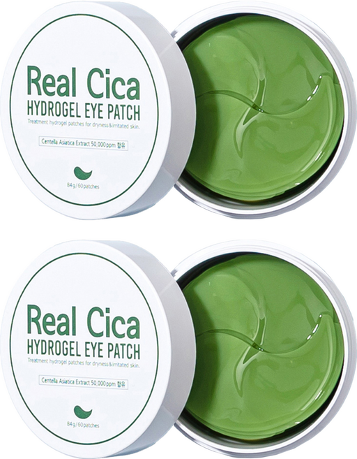 Prreti Real Cica 積雪草水凝膠眼膜, 60片, 2罐