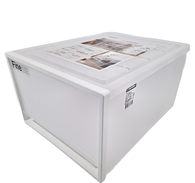 KEYWAY 聯府 單抽屜整理箱 25L, 白色, 1個