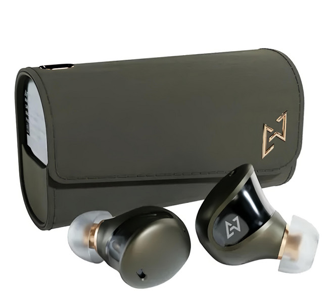 AVIOT Wireless 混合式降噪 耳塞式 無線耳機 Bluetooth 5.2 Hi-Res認證 單耳模式 9H Playtime 卡其色 TE-J1