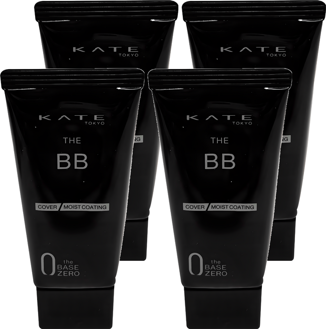 KATE 凱婷 台灣公司貨 零瑕肌密高遮瑕保濕BB霜 SPF20 PA++, EX-2, 30g, 4條