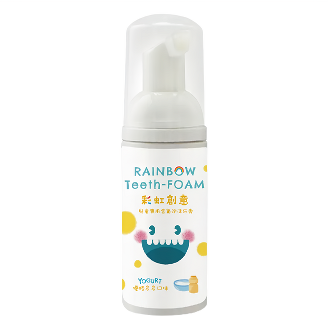Luveta 樂唯他 兒童專用 含氟抗敏感泡沫牙膏 優格多多, 50ml, 1瓶