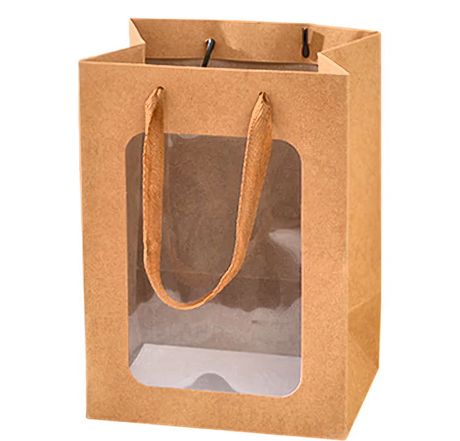 櫥窗紙袋 牛窗3號, 25 x 18 x 35cm, 10個