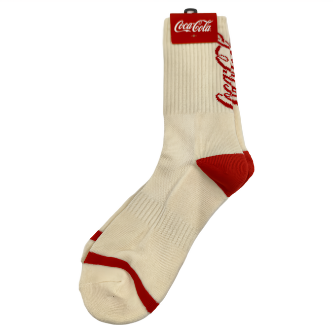 RITE 可口可樂 草寫LOGO襪 US 8-11 100%棉