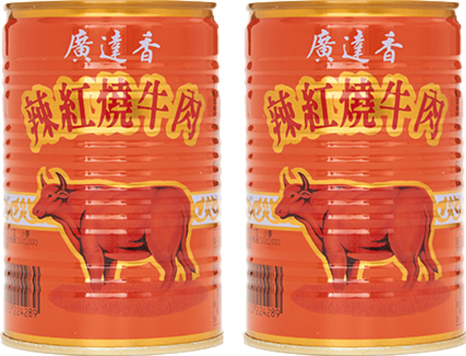 廣達香 辣紅燒牛肉 不添加防腐劑、味素, 440g, 2罐