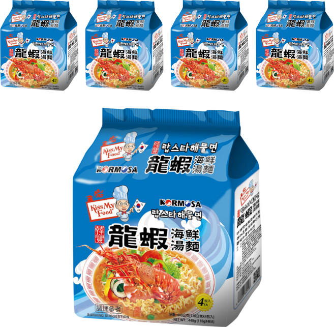 KORMOSA 韓寶 龍蝦海鮮麵 110g, 20包