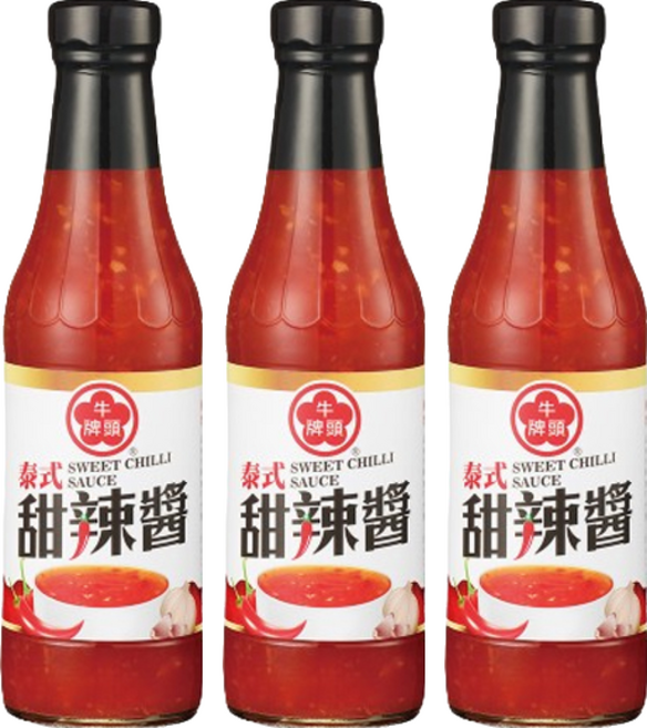 牛頭牌 泰式甜辣醬, 345g, 3瓶