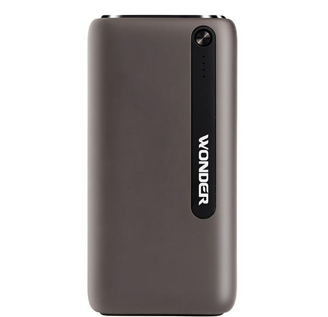 wonder 旺德電通 快充行動電源 20000mAh PD + QC, WA-P09B, 鐵灰色