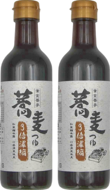玉民 黃金蕎麥麵味露, 300ml, 2瓶