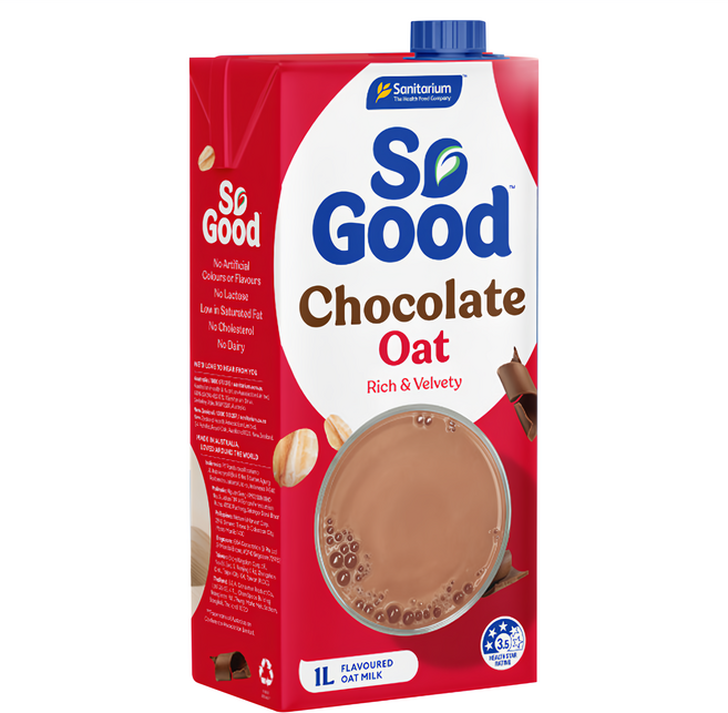 So Good Basic系列 可可燕麥奶 植物奶 全素可食, 1瓶, 1L
