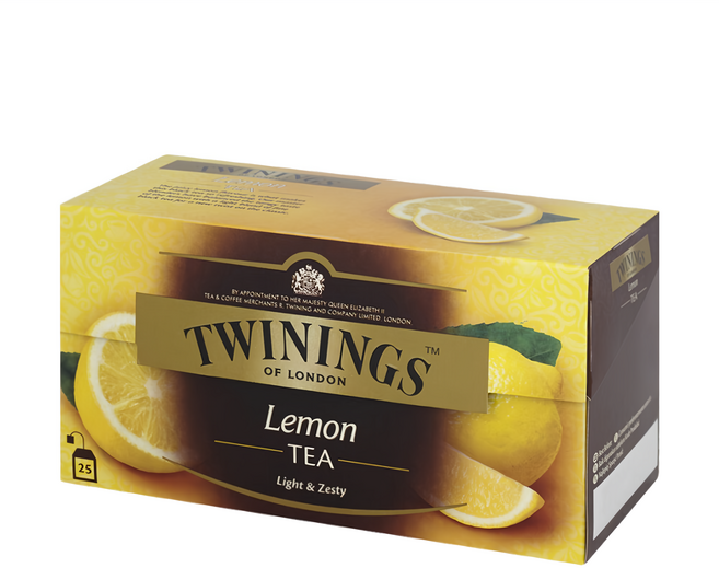TWININGS 唐寧茶 檸檬茶, 2g, 25包, 1盒