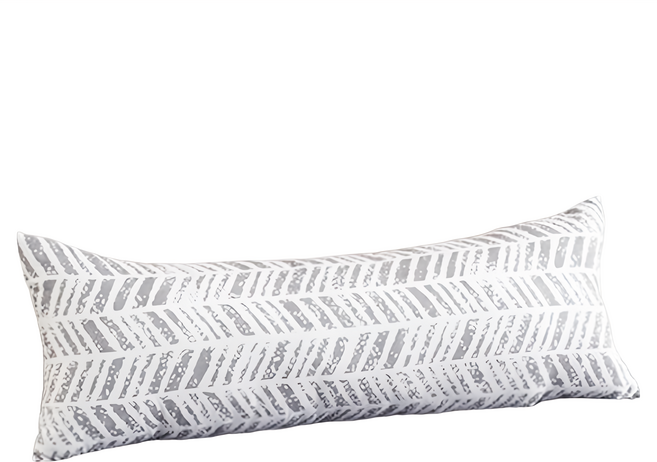 I'm Living 極細纖維多功能長型抱枕, Ensley 白色