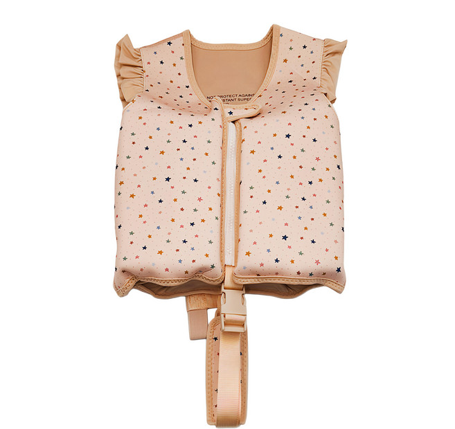兒童浮力背心, 小星星 米色, 1個