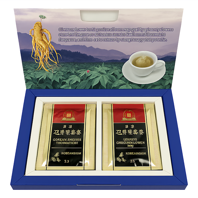 GINSENG 金蔘 純正花旗蔘根茶 原粒, 2g, 0ml, 10包, 1盒