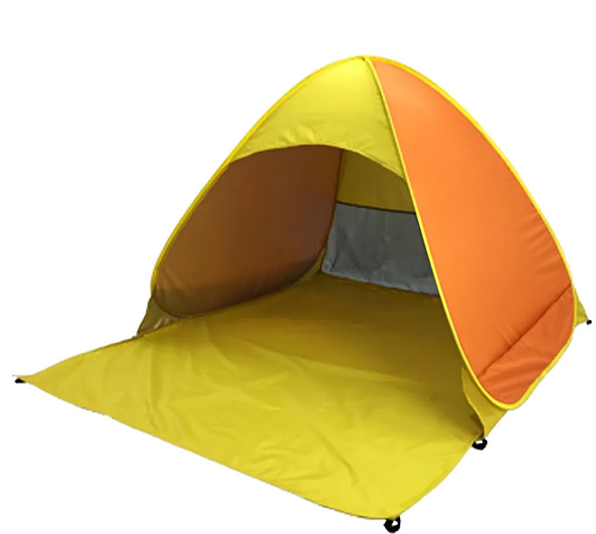 vanibaby 秒開抗UV遮陽帳篷 XL無門款 1個*, 橘色, 0人