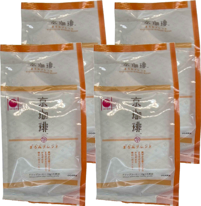 OGAWA 小川珈琲 京都吟味百饌柔和京咖啡濾掛式, 10g, 5包, 4袋