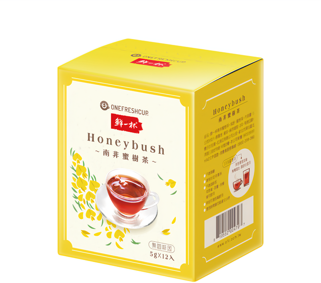 鮮一杯 南非蜜樹茶, 5g, 12包, 1盒