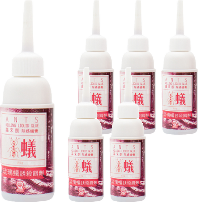 HUKUROU 福來朗 除螞蟻膏 專治琉璃蟻, 80g, 6罐