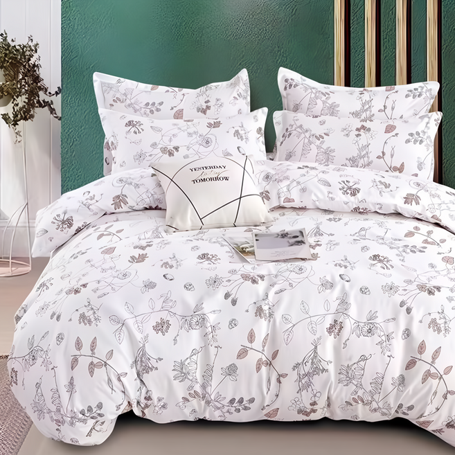 Annette MIT 舒柔棉 薄被套, 花香動人