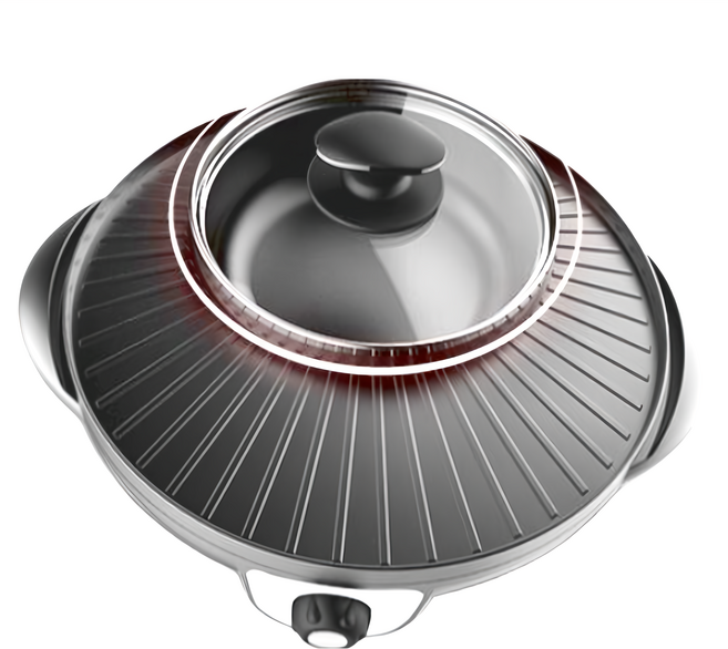 SOnGEn 松井 日月鴛鴦圍爐鍋 KR-135HS 多功能電煮鍋, 1個