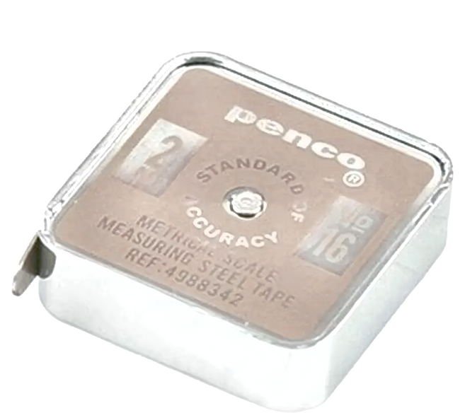 HIGHTIDE penco 金屬捲尺 2m 不鏽鋼合金 台灣製造, 1個