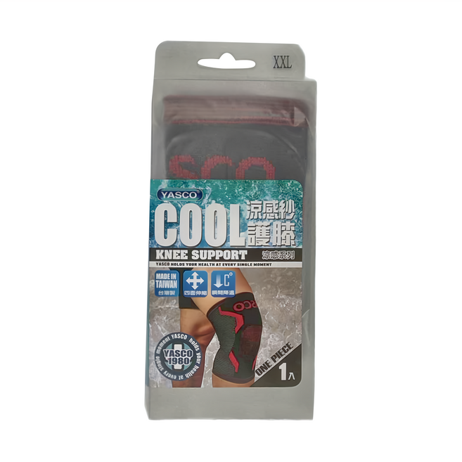 YASCO 昭惠 涼感紗護膝 76860, 1個
