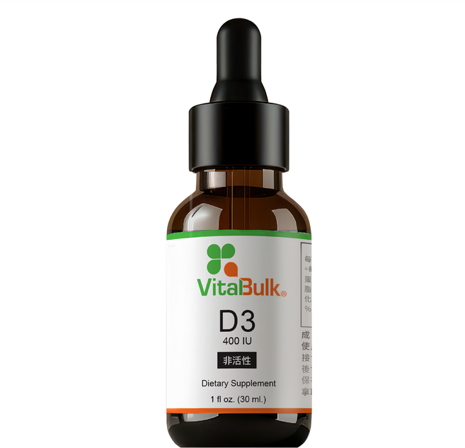 VitalBulk 維他命D3滴劑, 30ml, 1瓶