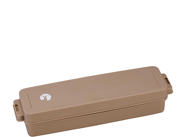 CAPTAIN STAG 鹿牌 日本製戶外露營餐具收納盒, 沙色, 1個