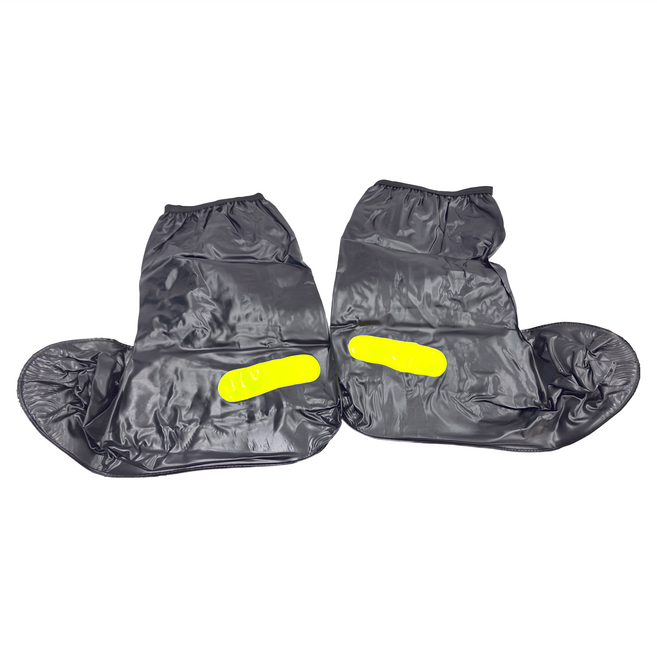 天龍牌 塑膠鞋套 防水耐磨, 黑色, 1組