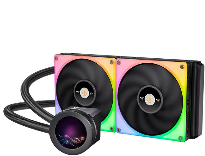 thermaltake 曜越 TOUGHLIQUID Ultra 280 RGB CPU AIO 液晶顯示, 1個